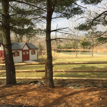Locust Split Rail Fencing