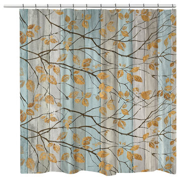 Laural Home Serence Branches Shower Curtain, 71"x74"