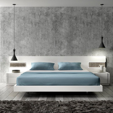 Amore Platform Bed | White
