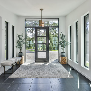 Modern Lake House - Foyer