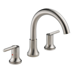 Delta Trinsic&reg; 3-hole Roman Tub Trim - Bathtub Faucets