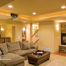 Projector in family room