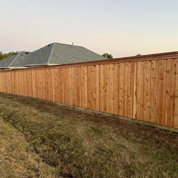 Bonham, TX - Custom Wood Privacy Fence - Genuine Western Red Cedar