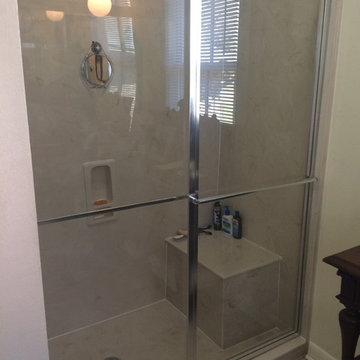 Framed Bypass Shower Door - Chrome