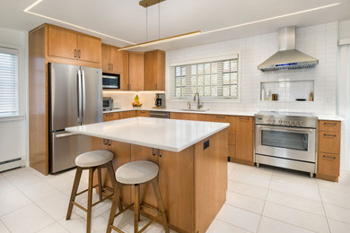 Inspiration for a scandinavian kitchen remodel in Philadelphia