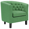 Prospect Upholstered Fabric Armchair, Kelly Green