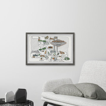 "Vibrant Las Vegas II" Framed Painting Print