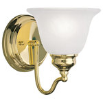 Livex Lighting - Essex Bath Light, Polished Brass - Bring a refined lighting style to your bath area with this Essex collection one light bathroom fixture..