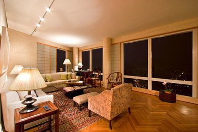 Living room - traditional living room idea in New York