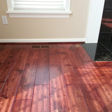 Hand Scraped White Oak Installation