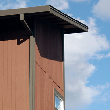 shed roof at tower volume