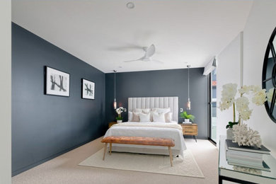 Modern bedroom in Sunshine Coast.