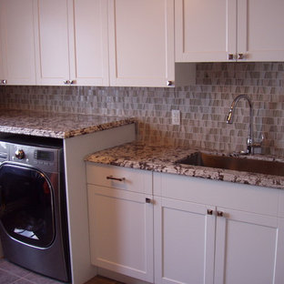 Photo of a traditional utility room in Calgary.