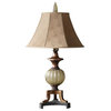 Uttermost 26325 Lamp with Wave Pattern Shade from the Gavet Collection