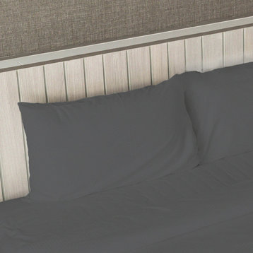 Bluff City Bedding, Bamboo Comfort 3-Piece Bedding, Twin, Gray