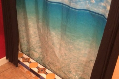 Bathroom - mediterranean bathroom idea in Tampa