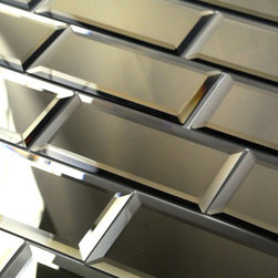 Reflections Glass Mirror Beveled Back Splash Wall Tile - Anaheim, CA - Wall And Floor Tile
