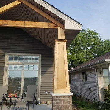 Craftsman Style Porch Post