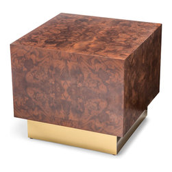 M3LD Milton Burl Table (Small) - Side Tables And End Tables