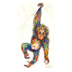 Pongo | Baby Orangutan Painting - Paintings