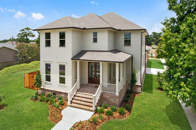 Inspiration for a timeless exterior home remodel in New Orleans