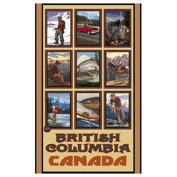 Paul A. Lanquist British Columbia Canada Summer Sports Art Print, 24"x36"