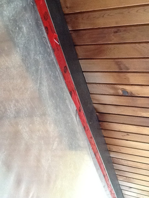 Restore or paint over cedar ceilings