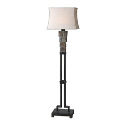 www.essentialsinside.com:stacked slate floor lamp - Lighting