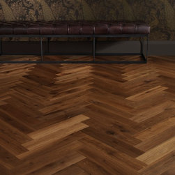 Woodworks by Ted Todd - Aged Collection - Velentre Herringbone - 無垢フローリング