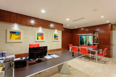 Inspiration for a large modern home design remodel in Other