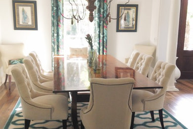 Inspiration for an eclectic dining room remodel in Charleston