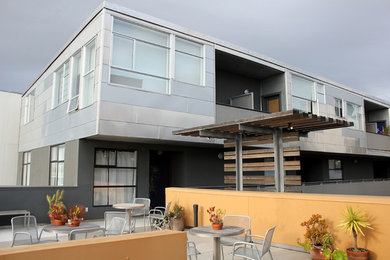 Inspiration for a modern exterior home remodel in Other
