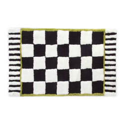 Courtly Check Bath Mat | MacKenzie-Childs - Bath Mats