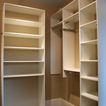 Elegant His & Her Closets | SpaceManager Closets