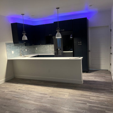 Skyline Neighborhood Basement Wetbar Game Room