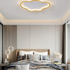 LED Ceiling Light in the Shape of Cloud For Bedroom, Kids Room, Gold, Dia15.7xh2.0", Warm Light