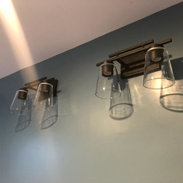 Modern walk in shower