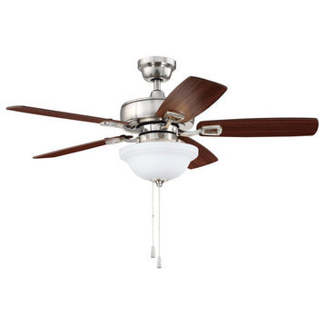 Craftmade Lighting TCE42BNK5C1 Twist N Click - 42" Ceiling Fan with Light Kit