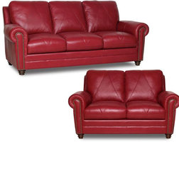 Traditional Living Room Furniture Sets by LUKE LEATHER FURNITURE