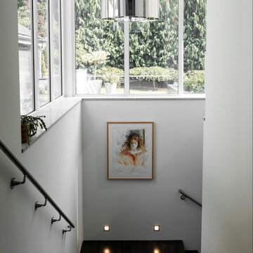 Stairway providing scenic views of outdoor space