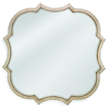 Bassett Mirror Mdf Chamberr Wall Mirror With Silver M4684EC