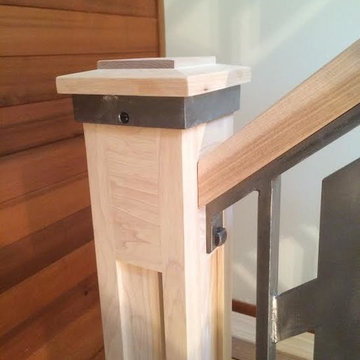 Illuminated stair posts