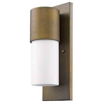 Acclaim Cooper 1-Light Outdoor Wall Light 1511RB - Raw Brass