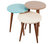 Decorotika Tale 3-Piece Oval Coffee Table Set
