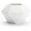 Angle Vase, White