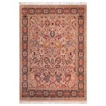 Bareens Designer Rugs - Tabriz Pak Persian China Gray/Blue Wool Rug 8'2'' x 9'9'' - Designed with mesmerizing intricacy and gorgeous color palette, this hand-knotted masterpiece demonstrates the beauty and electrifying thrill of Pak Persian art. These meticulously hand-knotted Pak-Persian rug is made with pure wool and features breathtaking traditional, transitional, and tribal designs in bold luxurious color pallets. Known for their intricate designs these rugs are a reproduction of Persian rugs, made in Pakistan with unique Mughal designs. Made by master weavers using the same Persian texture, design and dying technique, we wanted to produce the most significant manifestation of Persian art, life, and culture. This rug is most famous for its exceptional quality, incredible designs, patterns, and vibrant rich color. Pak-Persian rugs made with Persian weave with high knot counts, which enables the high intricacy and detail found in the patterns are also referred to as "State of art", each color adds a rich beautiful detail in the artwork of this rug. The design, color, and beautiful chromatic composition with a vibrant sheen with intricate designs, exude beauty, elegance, and quality make this rug a masterpiece of its own.