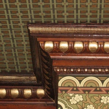 Ceiling detail: Victorian parlour.