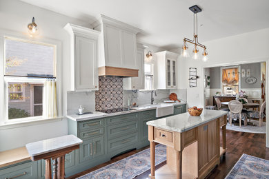 Example of a trendy kitchen design in San Francisco