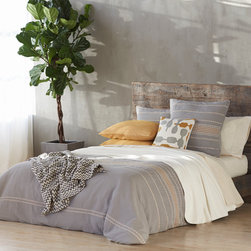 Rippled Stripe Duvet Cover - Products