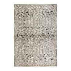 Rizzy Home PN6970 Panache Power-Loomed Area Rug, Beige, 5'3"x7'6"